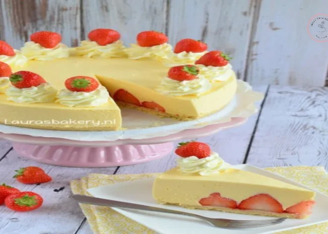 Mango Strawberry Cake