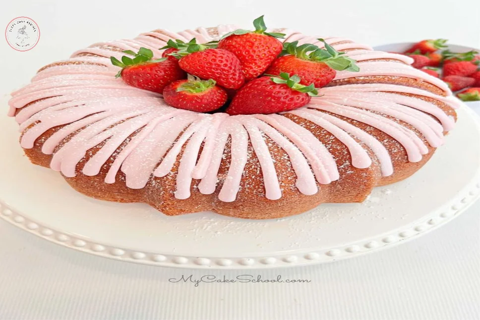 Mini Strawberry Bundt Cakes