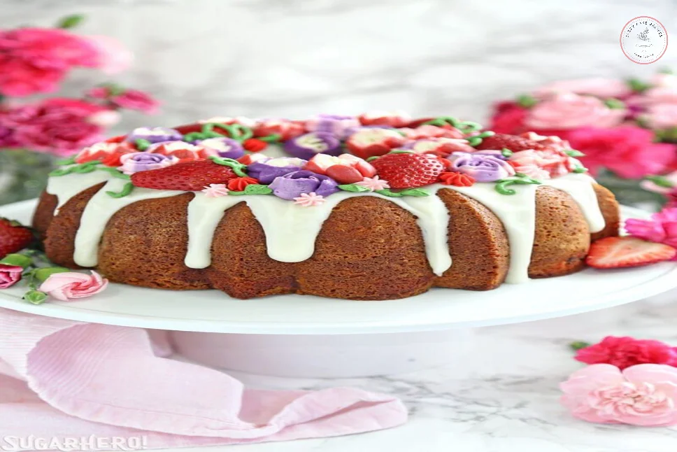 Mini Strawberry Bundt Cakes