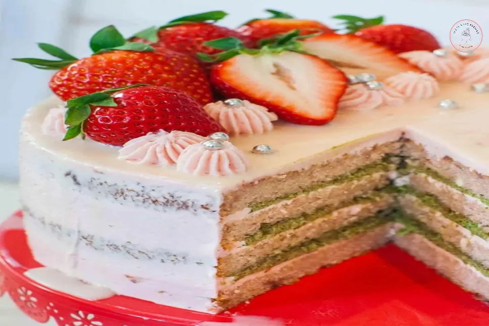 Strawberry Basil Cake