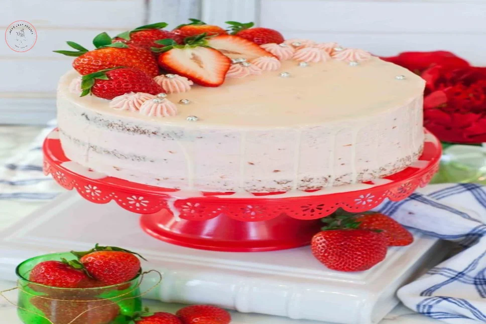 Strawberry Basil Cake