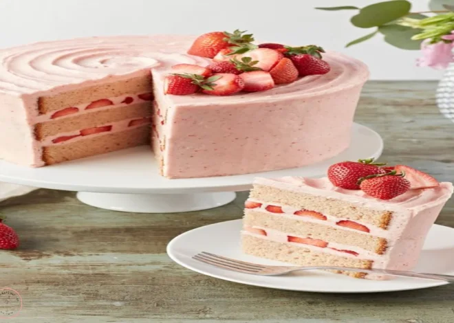 Strawberry Caramel Cake