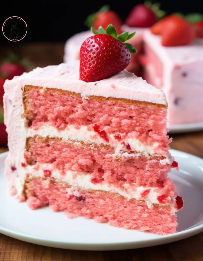 Strawberry Caramel Cake